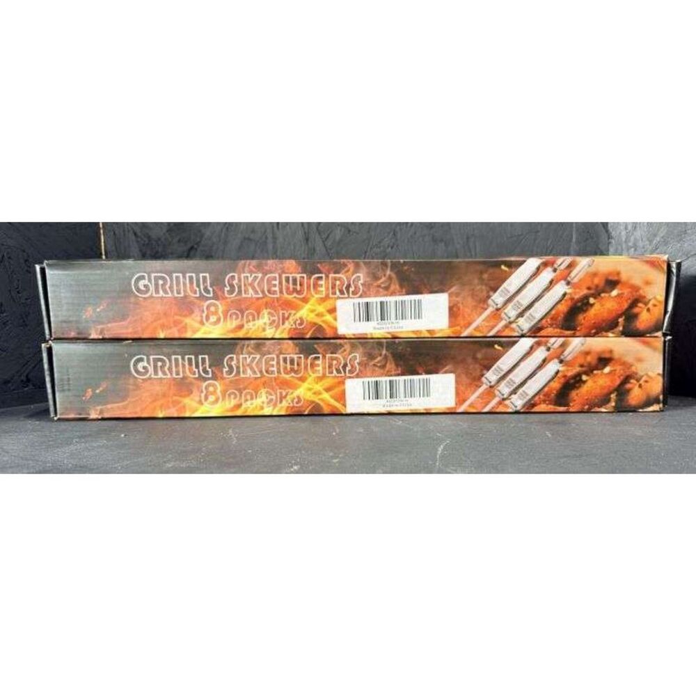 Grill Skewers 8 pieces in each box x2 NIB
